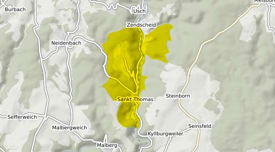 Immobilienpreisekarte Sankt Thomas Eifel